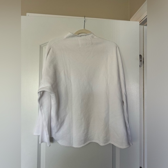 Frank & Eileen EFFIE Long-Sleeve Funnel Neck Capelet Sweatshirt Size xs - Picture 6 of 7